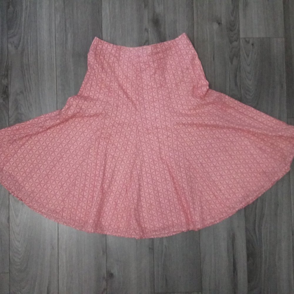 Gap Pink Cotton Lined Twirl Skirt